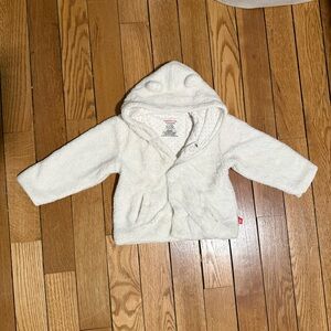 Magnetic Me Minky White Baby Jacket